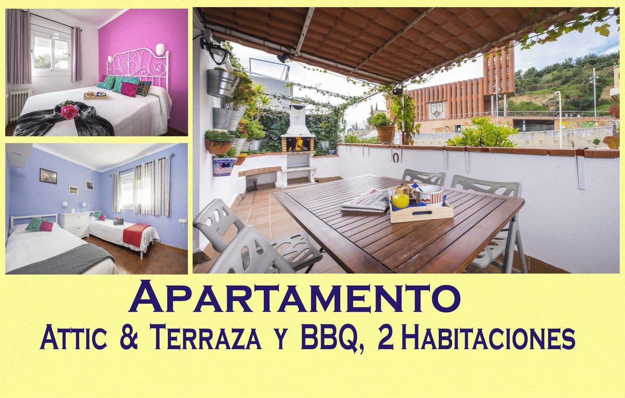 Апарт готель Atico, Terraza Y Barbacoa Барселона Екстер'єр фото